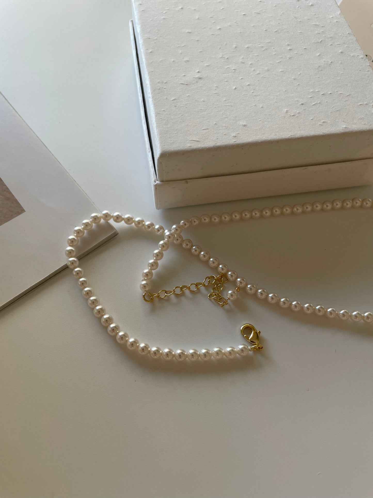 Swarovski pearl necklace Fairysbox