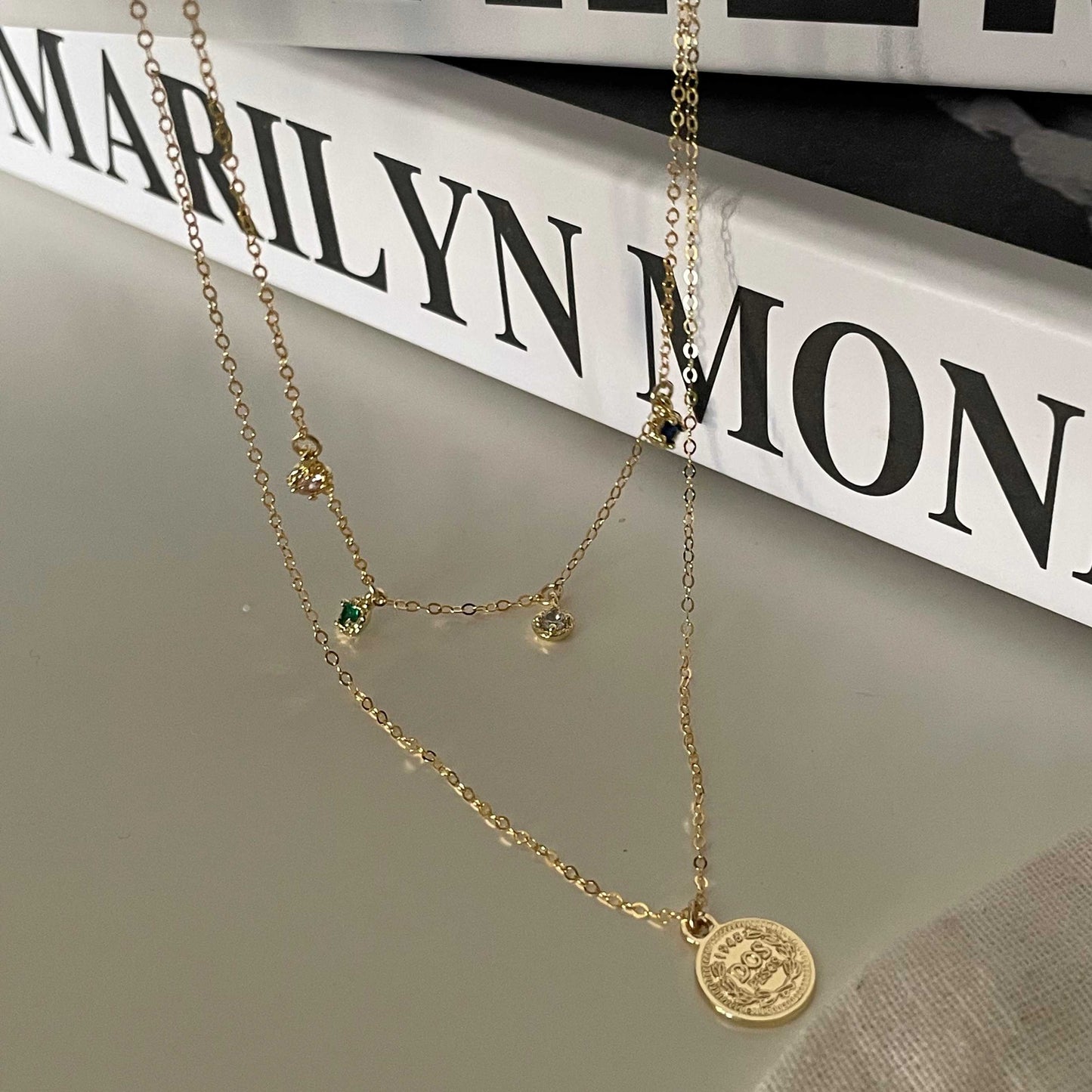 Coin necklace Fairysbox