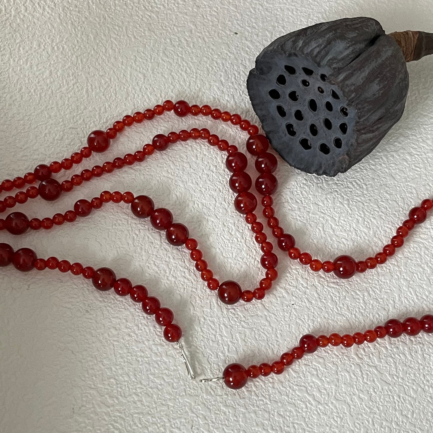 Red agate double layer necklace - Fortune Necklace - Manifest Lucky Necklace -Increase luck and Success -Improves physical strength Fairysbox