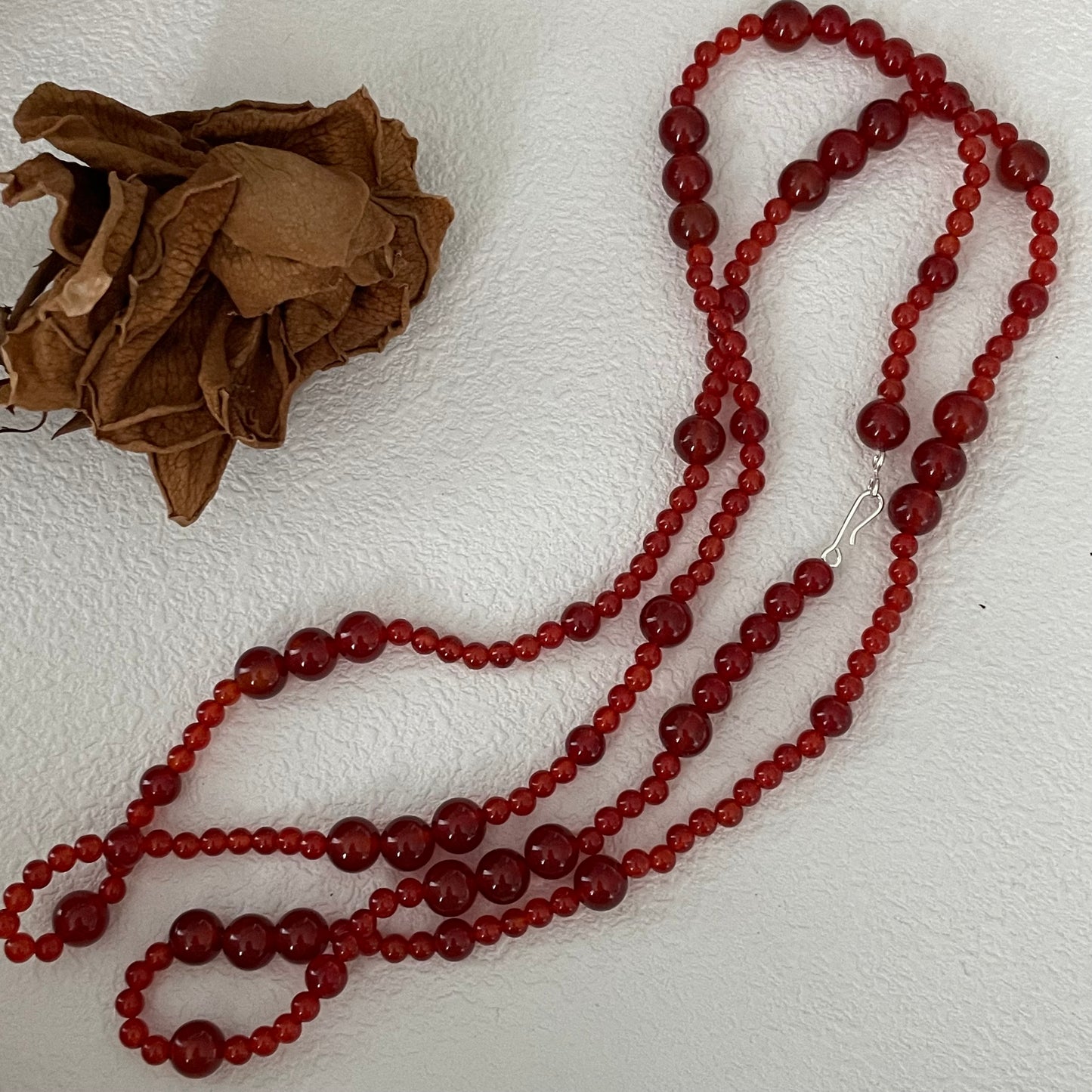 Red agate double layer necklace - Fortune Necklace - Manifest Lucky Necklace -Increase luck and Success -Improves physical strength Fairysbox