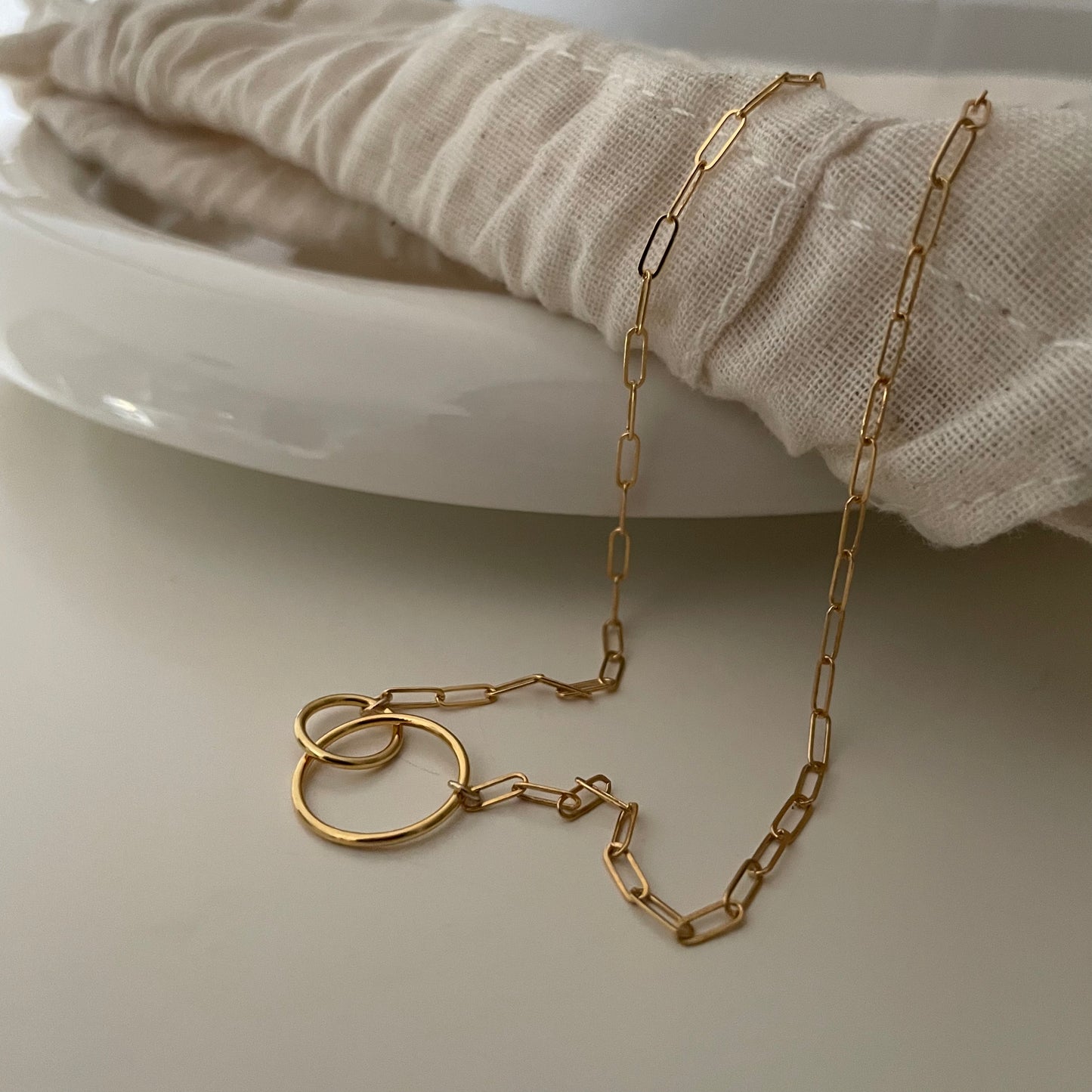 Double-ring Necklace