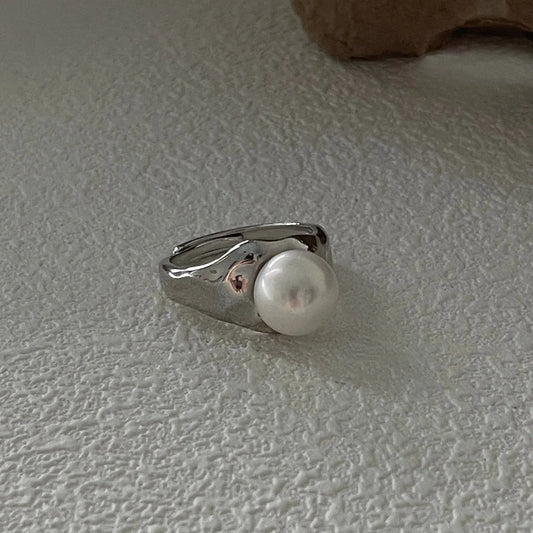 Textured Pearl Ring Fairysbox